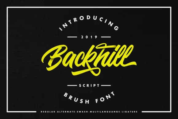 Backhill Font by InspiraType — Script Handwritten Font