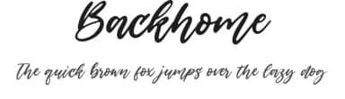 Backhome by Balpirick Studio — Script Handwritten Font — thumbnail 1