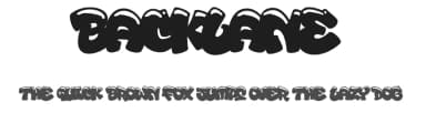 Backlane by Måns Grebäck — Script Handwritten Font — thumbnail 1
