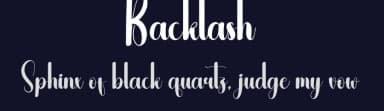 Backlash by Andi Moz — Script Handwritten Font — thumbnail 2