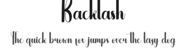 Backlash by Andi Moz — Script Handwritten Font — thumbnail 1