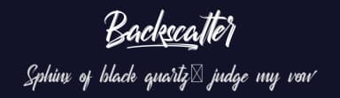 Backscatter by RaisProject — Script Handwritten Font — thumbnail 2