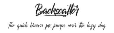 Backscatter by RaisProject — Script Handwritten Font — thumbnail 1