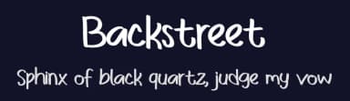 Backstreet by Eddy Goodboy — Script Handwritten Font — thumbnail 2