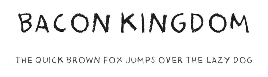 Bacon Kingdom by Denne — Script Handwritten Font