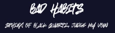 Bad Habits by Gassstype — Script Handwritten Font — thumbnail 2