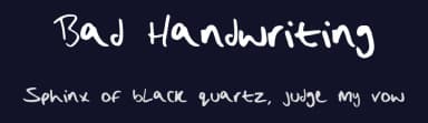 Bad Handwriting by Britt Robinson — Script Handwritten Font — thumbnail 2