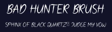 Bad Hunter Brush by Abas Creative — Script Handwritten Font — thumbnail 2