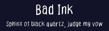 Bad Ink by Excellent Ritma Florendia — Script Handwritten Font — thumbnail 2