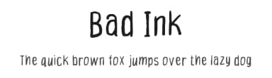 Bad Ink by Excellent Ritma Florendia — Script Handwritten Font — thumbnail 1
