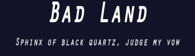 Bad Land by Leonard Posavec - LeoSupply.co — Sans Serif Font — thumbnail 2
