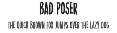 Bad Poser by Gassstype — Script Handwritten Font — thumbnail 1