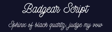 Badgear Script by Letterhend Studio — Script Handwritten Font — thumbnail 2