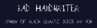 Bad Handwriter by Andy Truong — Script Handwritten Font — thumbnail 2
