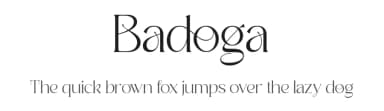 Badoga by Storytype Studio — Serif Font — thumbnail 1