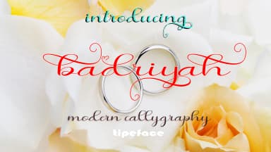 Badriyah Font by maydhen studio — Script Handwritten Font — thumbnail 1
