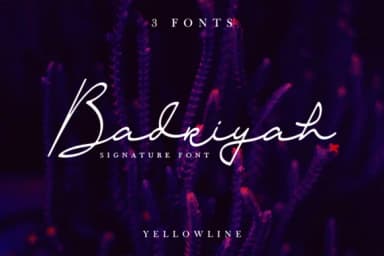 Badriyah Font by yellowline by yellowline — Script Handwritten Font — thumbnail 1