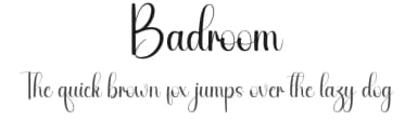 Badroom by Andi Moz — Script Handwritten Font — thumbnail 1
