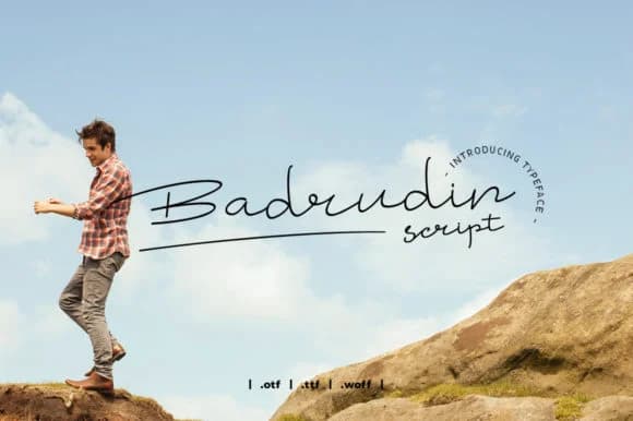 Badrudin Font by Odbrand Desain — Script Handwritten Font