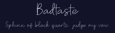 Badtaste by Konstantine Studio — Script Handwritten Font — thumbnail 2