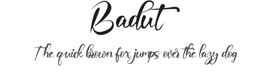 Badut by Inermedia Studio — Script Handwritten Font
