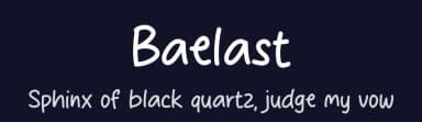 Baelast by MJType — Script Handwritten Font — thumbnail 2