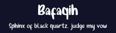 Bafaqih by Moch Zaenal Abidin — Script Handwritten Font — thumbnail 2