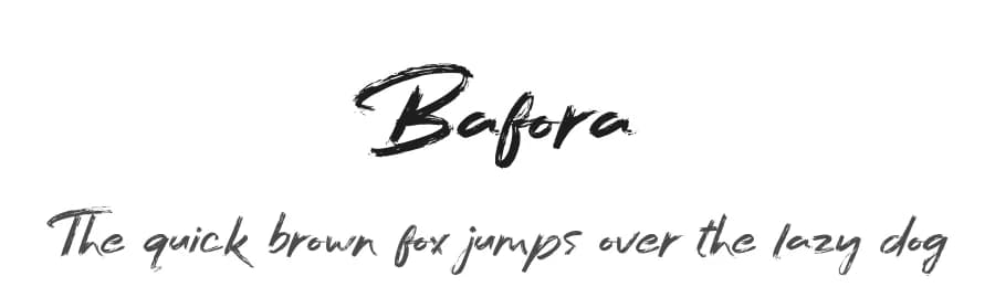 Bafora by Craft Supply Co. — Script Handwritten Font