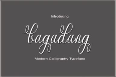 Bagadang Font by faisal_Alfaraby — Script Handwritten Font — thumbnail 1