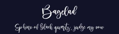 Bagelad by Hugefonts — Script Handwritten Font — thumbnail 2