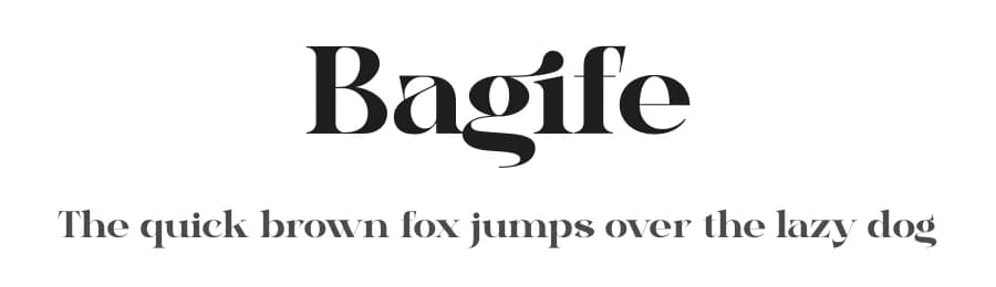 Bagife by Storytype Studio — Serif Font