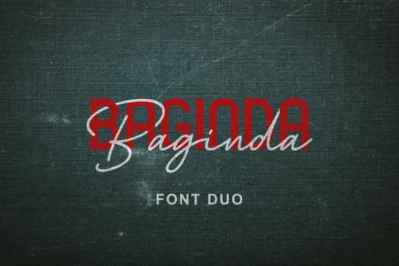 Baginda Duo Font by zuzulgo studio — Script Handwritten Font