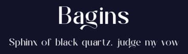 Bagins by Slide Shoot Type — Sans Serif Font — thumbnail 2