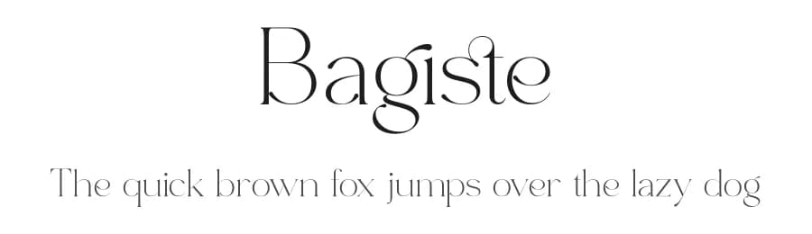 Bagiste by Storytype Studio — Serif Font