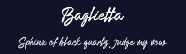 Baglietta by Ronny Studio — Script Handwritten Font — thumbnail 2