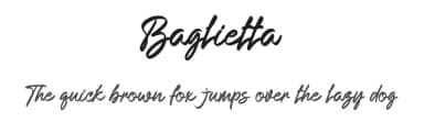 Baglietta by Ronny Studio — Script Handwritten Font — thumbnail 1