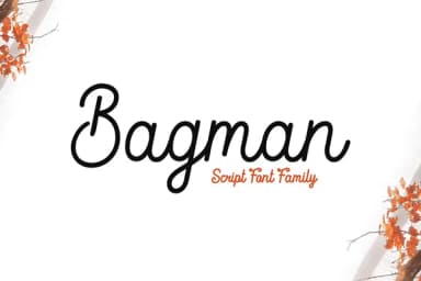 Bagman Font by ShowUp! Typefoundry — Script Handwritten Font — thumbnail 1