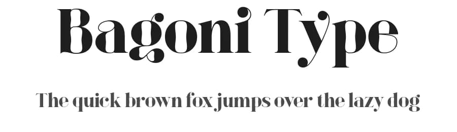 Bagoni Type by Attract Studio — Serif Font