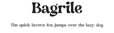 Bagrile by Storytype Studio — Serif Font — thumbnail 1