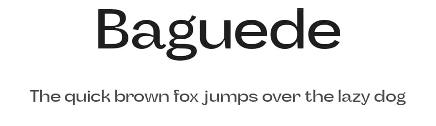 Baguede by Craft Supply Co. — Sans Serif Font