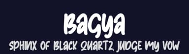 Bagya by Skiiller Studio — Script Handwritten Font — thumbnail 2