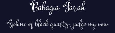 Bahagia Jarah by Belina Studio — Script Handwritten Font — thumbnail 2