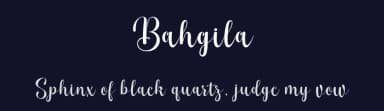 Bahgila by Muhammad Nazar — Script Handwritten Font — thumbnail 2