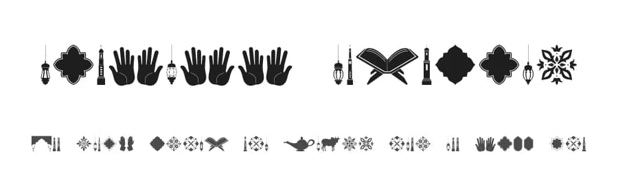 Bahlull Dingbats by Alit Design — Dingbats Font