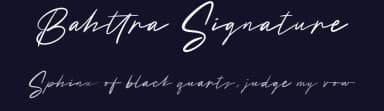 Bahttra Signature by Pustudio — Script Handwritten Font — thumbnail 2