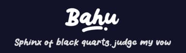 Bahu by Suzuran San — Script Handwritten Font — thumbnail 2