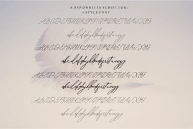 Bahytsah Font by mightype89 — Script Handwritten Font — thumbnail 5