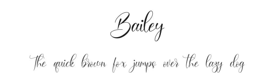 Bailey by NanaNissa — Script Handwritten Font