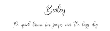 Bailey by NanaNissa — Script Handwritten Font — thumbnail 1