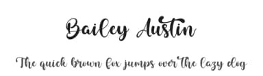 Bailey Austin by Staircase Studio — Script Handwritten Font — thumbnail 1